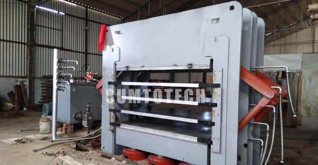 door skin hot press machine